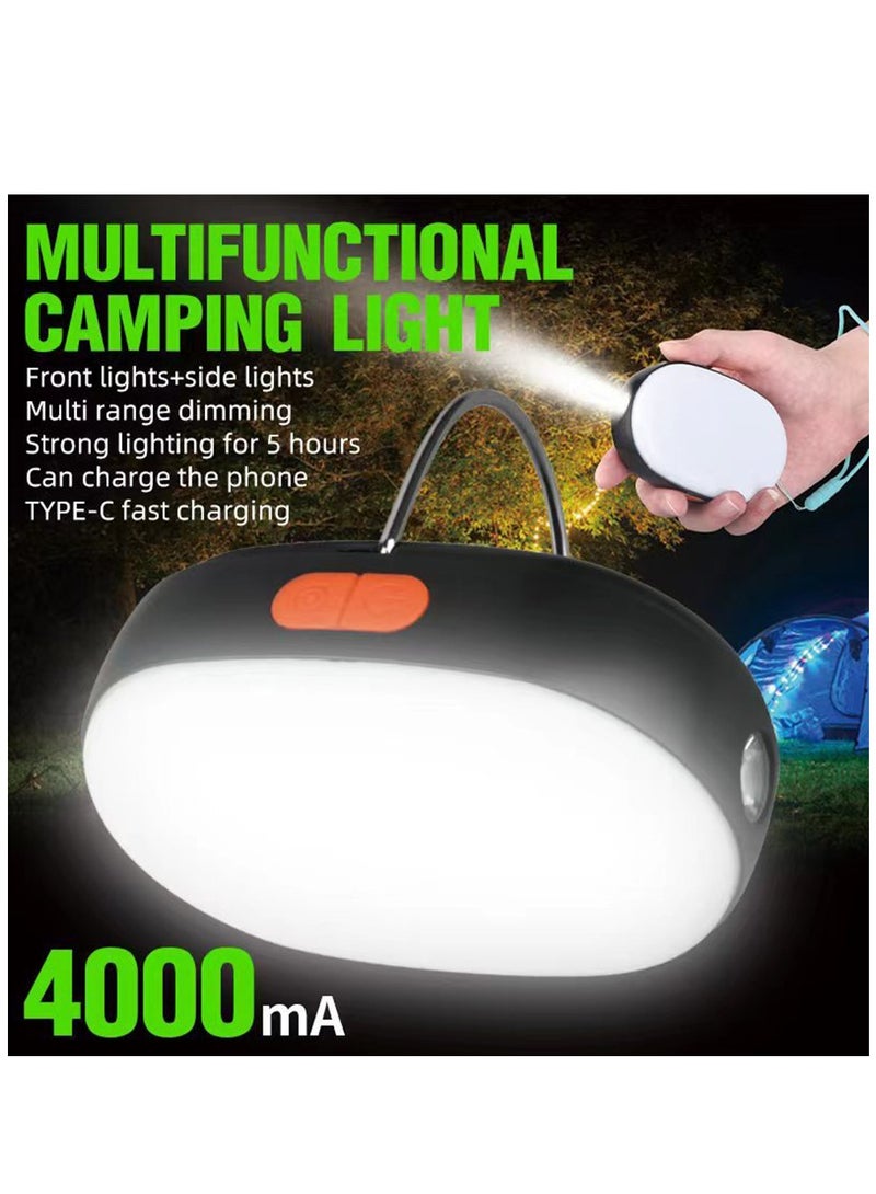 Arabest مصباح تخييم شمسي USB مع جهاز تحكم عن بعد - مصباح خيمة خارجي مقاوم للماء IPX7 للتخييم، المشي، انقطاع الكهرباء، الأعاصير، شحن الطوارئ للهاتف المحمول - Image 5