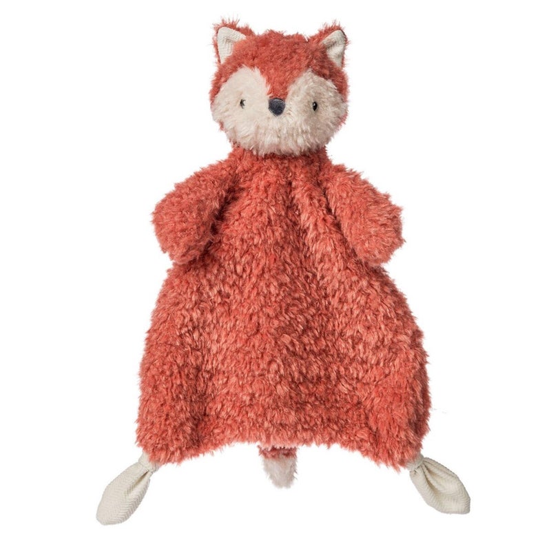 Mary Meyer Lovey for Babies Again Friends Soft Snuggle Toy Made from Recycled Materials, 11-Inches, Fox - Image 1
