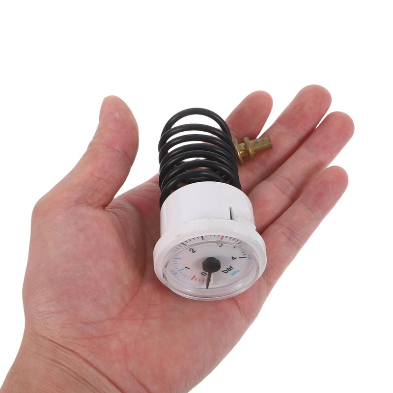Wall Hung Boiler Pressure Gauge With 6mm Brass Plug Universal Water Pressure Meter For Floor Heating And Boiler Accessories Home Heating System - Image 5