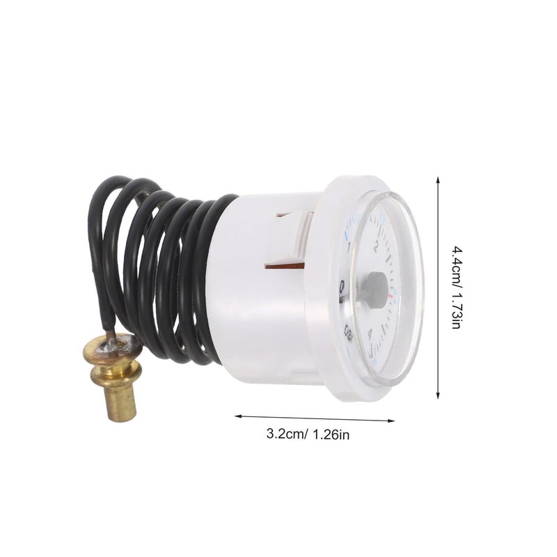 Wall Hung Boiler Pressure Gauge With 6mm Brass Plug Universal Water Pressure Meter For Floor Heating And Boiler Accessories Home Heating System - Image 3