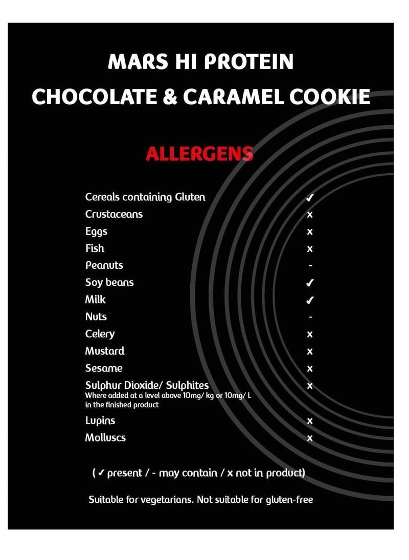 Mars Mars Hi Protein Chocolate and Caramel Cookies 60g Pack of 12  - Image 5