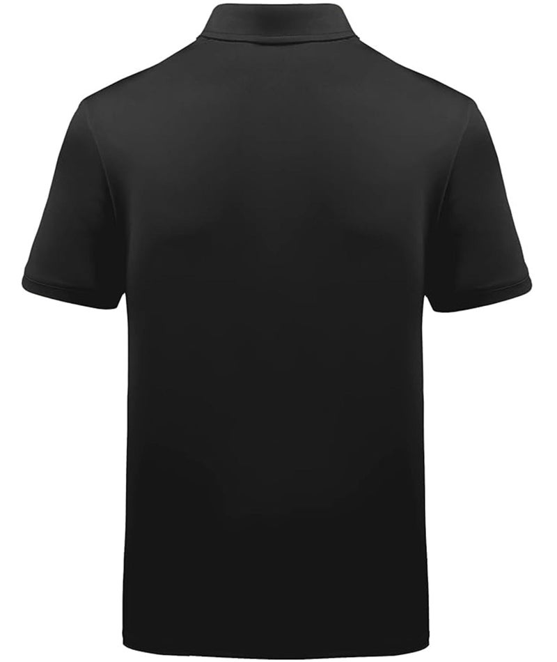 ZITY Golf Polo Shirts for Men Short Sleeve Athletic Tennis T-Shirt Red L - Image 2
