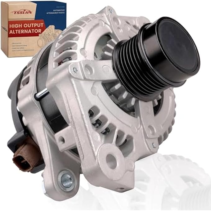 TSSLIIN High Output Alternator fit for-Lexus GS350 2007-2011 V6 3.5L, IS350 2006-2013 V6 3.5L, IS250 2006-2013 V6 2.5L, GS300 2006 V6 3.0L, 150Amp 12V, Upgrade Alternador Replacement OE 27060-31060 - Image 1