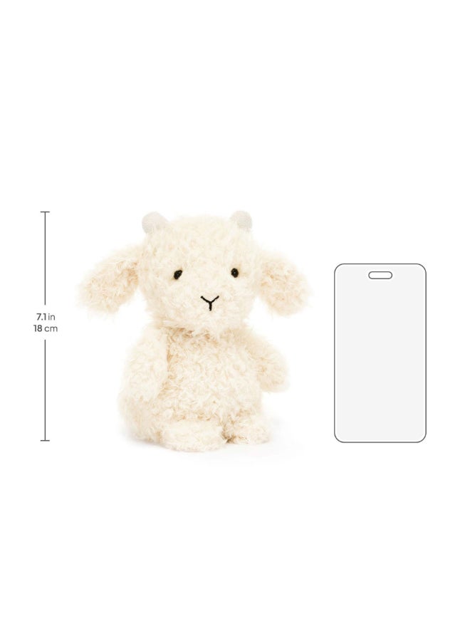 Jellycat Little Goat Plush – Soft Stuffed Toy with Cordy Legs, Cute Valentine’s Gift for Kids & Adults, Collectible Jellycat, 18cm - Image 3