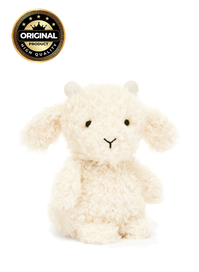 Jellycat Little Goat Plush – Soft Stuffed Toy with Cordy Legs, Cute Valentine’s Gift for Kids & Adults, Collectible Jellycat, 18cm - Image 1
