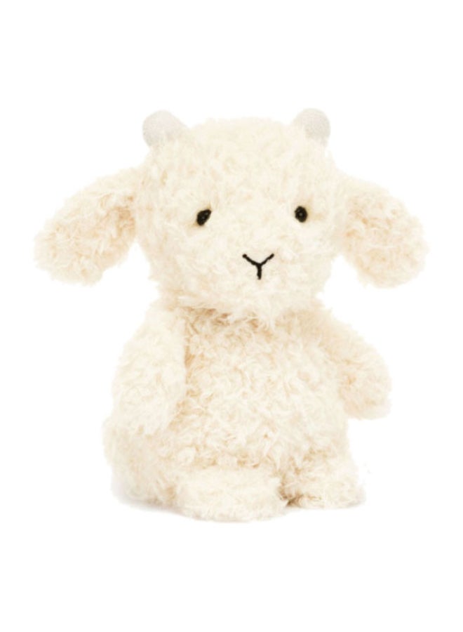 Jellycat دبدوب الماعز الصغير - لعبة محشوة ناعمة بأرجل كوردية، هدية عيد الحب لطيفة للأطفال والبالغين، مجموعة جليكات، 18 سم - Image 1
