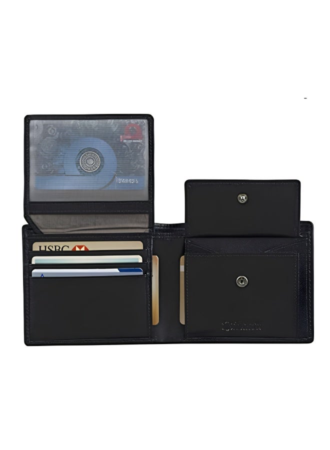 URBANFOREST URBAN FOREST Weasley Black Leather Wallet, Keyring and Pen Gift Set for Men, Premium 3-Piece Accessories Combo Set, Elegant Birthday and Anniversary Gift - Image 4