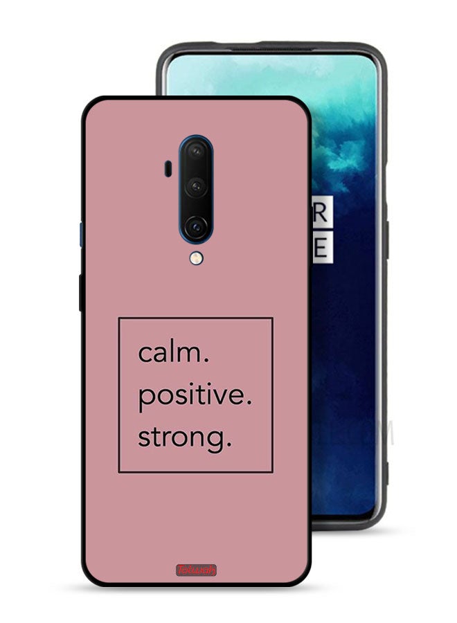 Tolwak OnePlus 7T Pro Protective Case Cover Calm Positive Strong - Image 1