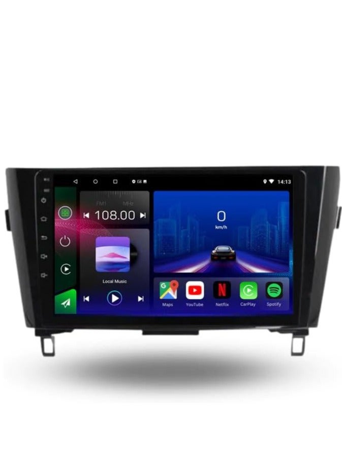 Android Car Stereo for NISSAN X-Trail, Qashqai, Rogue 2014 2015 2016 2017 2018 2GB RAM 32GB ROM 10 Inch Support Apple Carplay, MirrorLink WiFi BT, IPS Touch Screen with AHD Camera Included - Image 1