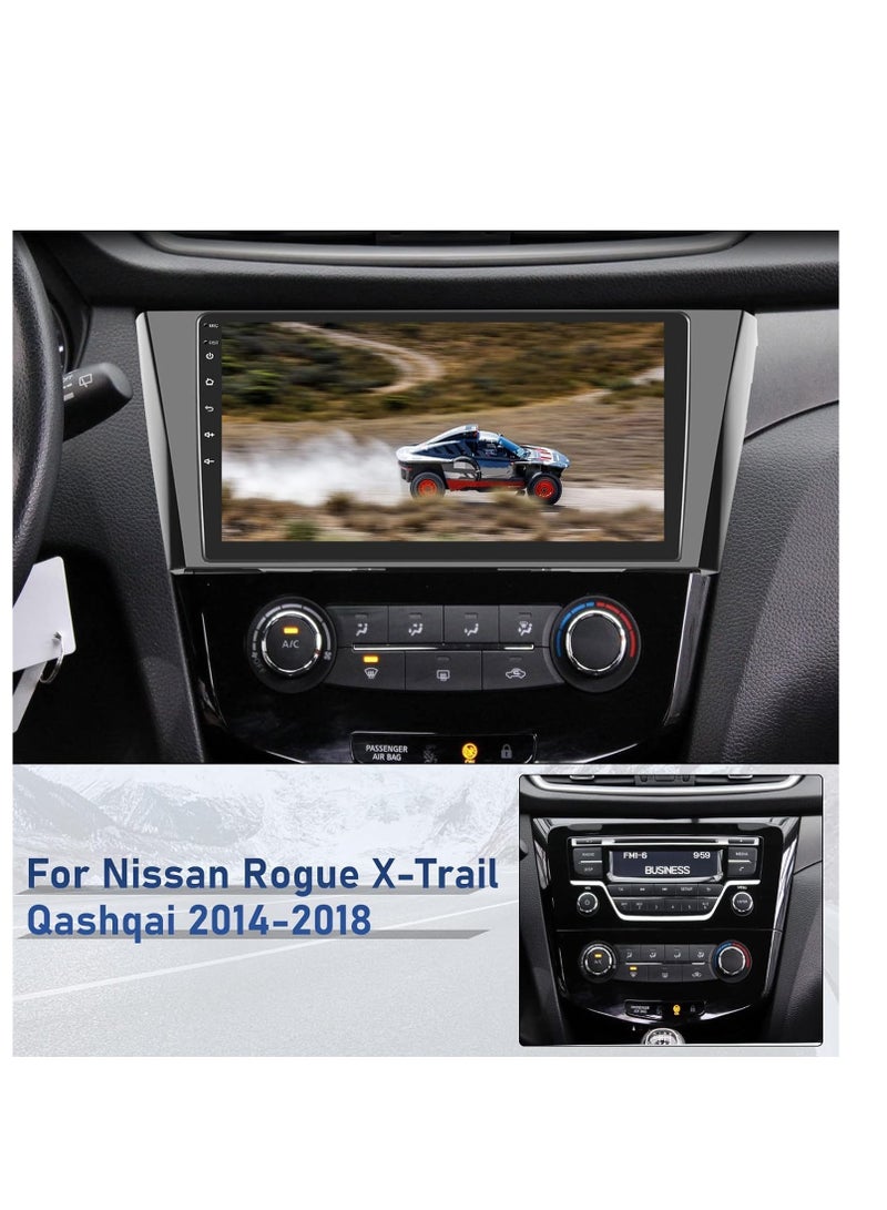 Android Car Stereo for NISSAN X-Trail, Qashqai, Rogue 2014 2015 2016 2017 2018 2GB RAM 32GB ROM 10 Inch Support Apple Carplay, MirrorLink WiFi BT, IPS Touch Screen with AHD Camera Included - Image 3