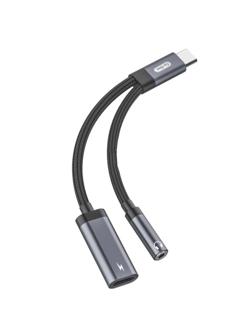 جو-ديز محول Go Des GD-UC312 من Type-C إلى 3.5 مم - Image 1