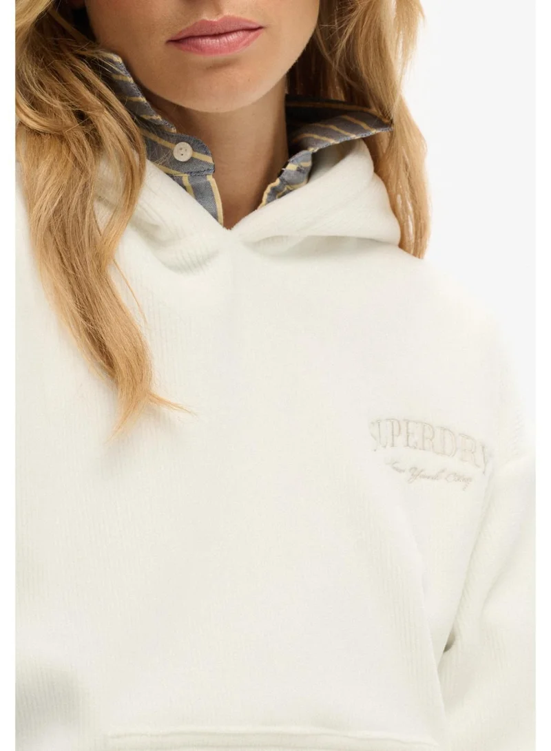 Superdry  Country Club Velour Relaxed Hoodie for Women | Best Price UAE
