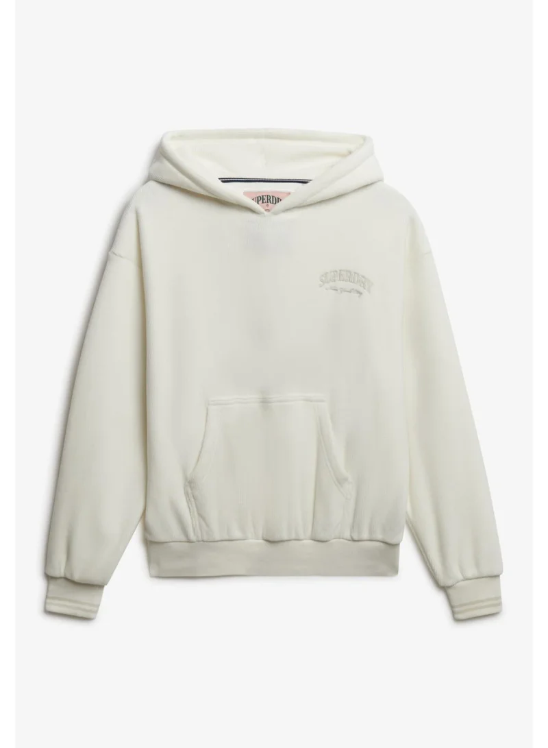Superdry  Country Club Velour Relaxed Hoodie for Women | Best Price UAE
