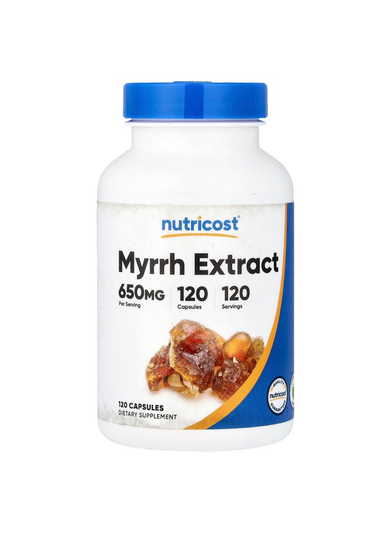 Nutricost Myrrh Extract, 650 mg, 120 Capsules