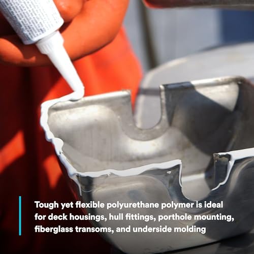 3M لاصق بحري 3M 5200 - ربط دائم وإغلاق للقوارب والتطبيقات البحرية - أسود - 3 أونصات - Image 4