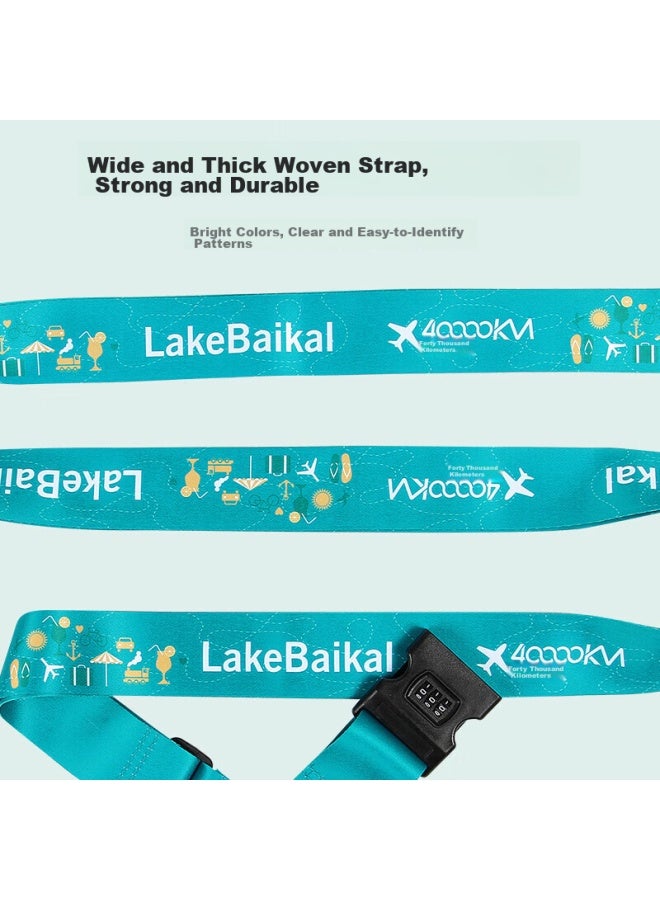 Forty thousand kilometers 40,000 Km Luggage Strap Cross Packing Strap Safety Fixed Checked Baggage Travel Case Reinforcement Strap Binding Rope Sw3109  - Image 3
