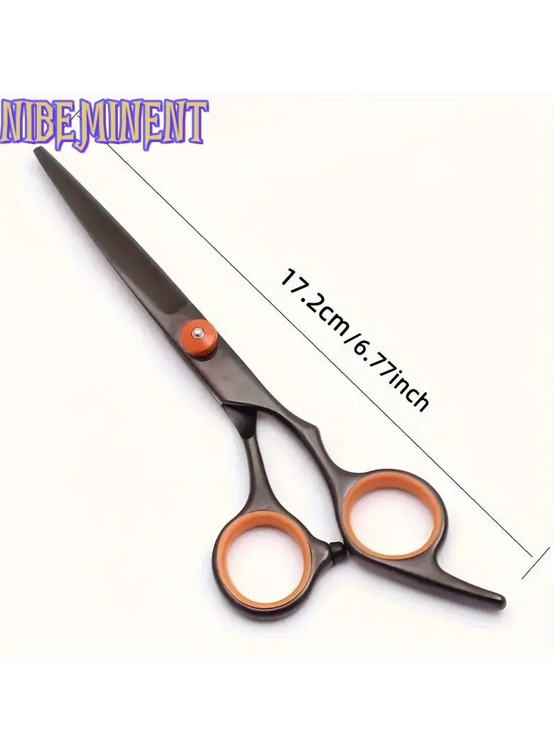 NIBEMINENT 6-inch hair cutting scissors hair cutting tool set. Hair cutting scissors set. Thinning scissors styling tool, shaver comb set, hair cutting comb, shaver, double-sided comb, apple comb - Image 4