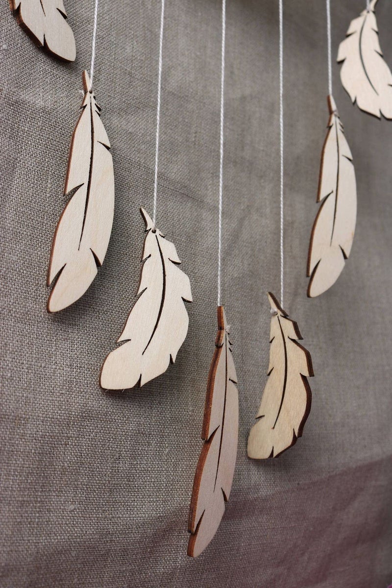 Cliths Pack of 1 Pices Wooden Dream Catcher, Wall Hanging, Wall Decor, Dream Catcher for Home Wall Decoration - Image 4