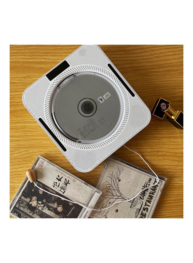 NIBEMINENT Portable CD Player Wall Mountable Speaker YHS-08C White  - Image 2