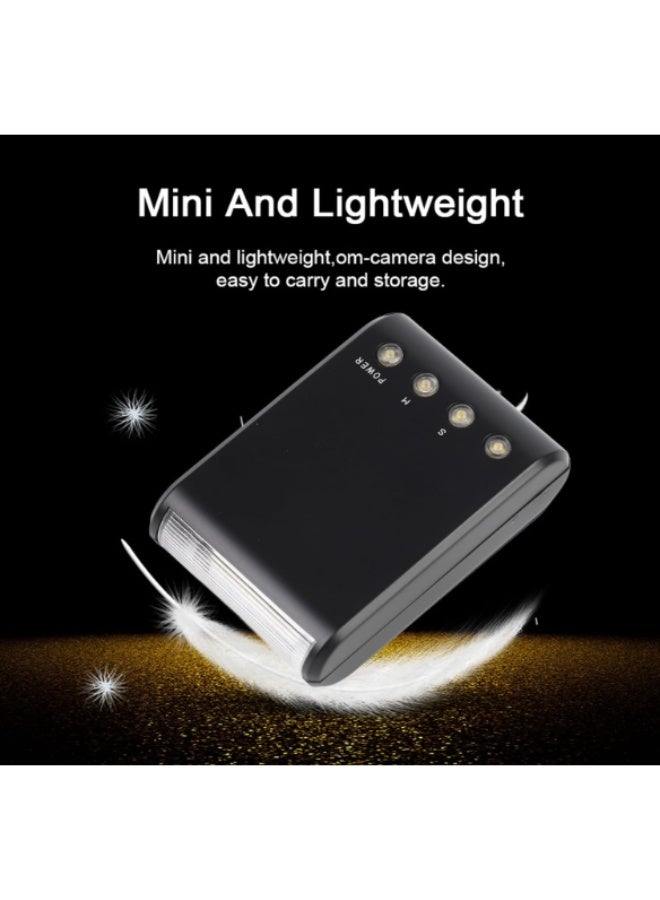 Mini Flashlight, Portable Digital On-Camera Flash Speedlite, Hot Shoe Mount Flashlight for DSLR Cameras - Image 3