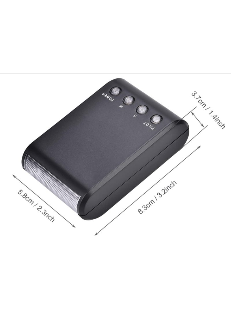 Mini Flashlight, Portable Digital On-Camera Flash Speedlite, Hot Shoe Mount Flashlight for DSLR Cameras - Image 4