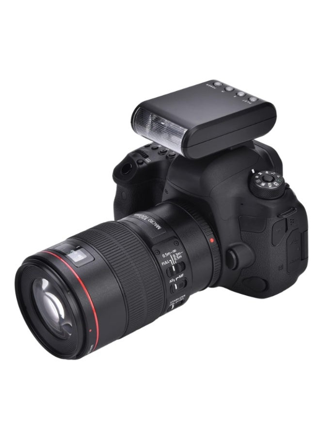 Mini Flashlight, Portable Digital On-Camera Flash Speedlite, Hot Shoe Mount Flashlight for DSLR Cameras - Image 1