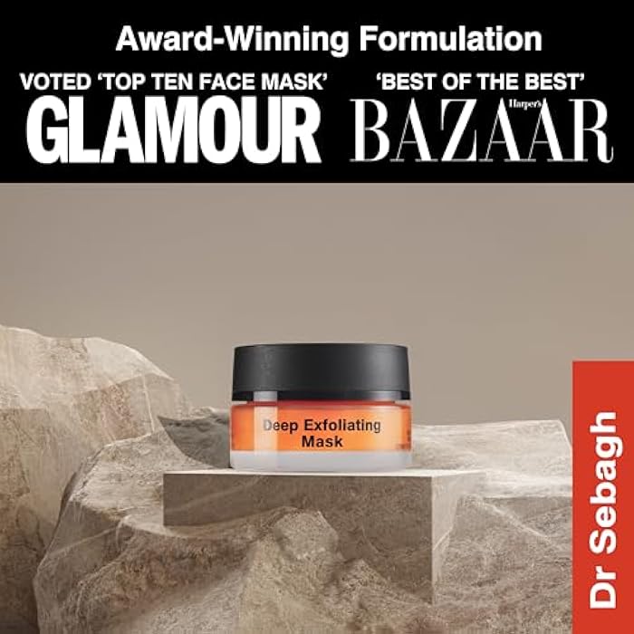 Dr. Sebagh Dr Sebagh - Exfoliating Face Mask [TRAVEL SIZE] - Face Exfoliator for Smooth & Radiant Skin - Exfoliante Facial Clears & Evens Skin Tone - Skin Exfoliator for Skin Cell Boost (0.5 fl.oz.) - Image 3