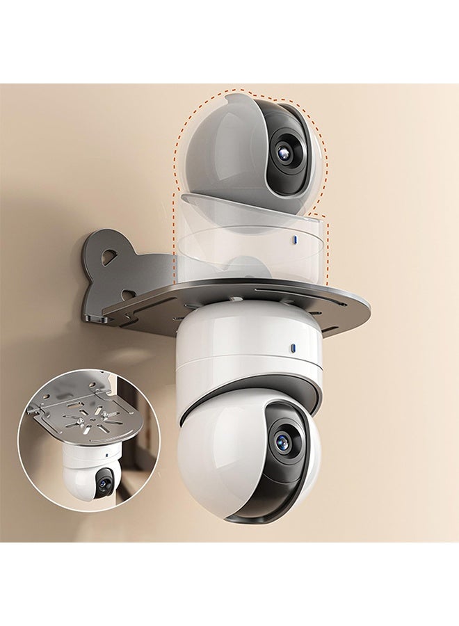 2PCS Premium Security Camera Wall Mount Bracket, No-Punching Floating Holder Rack, Easy Installation Wall Organizer Stand for Home Monitoring Cameras, Streaming Media & Smart Home Devices - Image 2