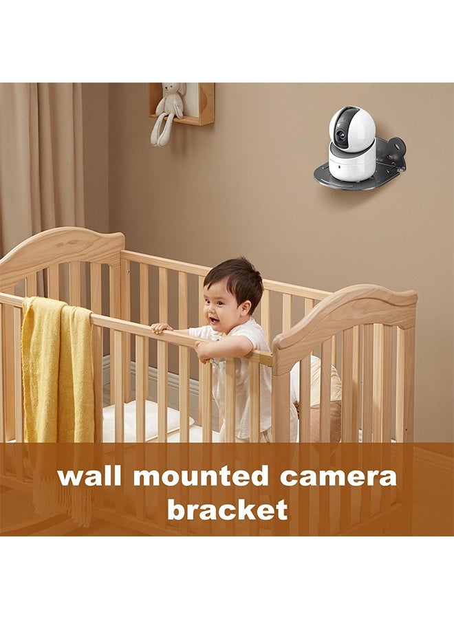 2PCS Premium Security Camera Wall Mount Bracket, No-Punching Floating Holder Rack, Easy Installation Wall Organizer Stand for Home Monitoring Cameras, Streaming Media & Smart Home Devices - Image 3