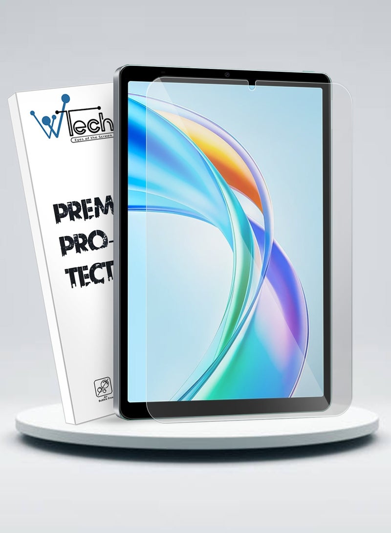 دبليو تيك حامي شاشة لوحي Honor Pad X7 2025 (8.7 بوصات) زجاج مقوى فائق الوضوح 9H (TSG9CN) - شفاف - Image 1