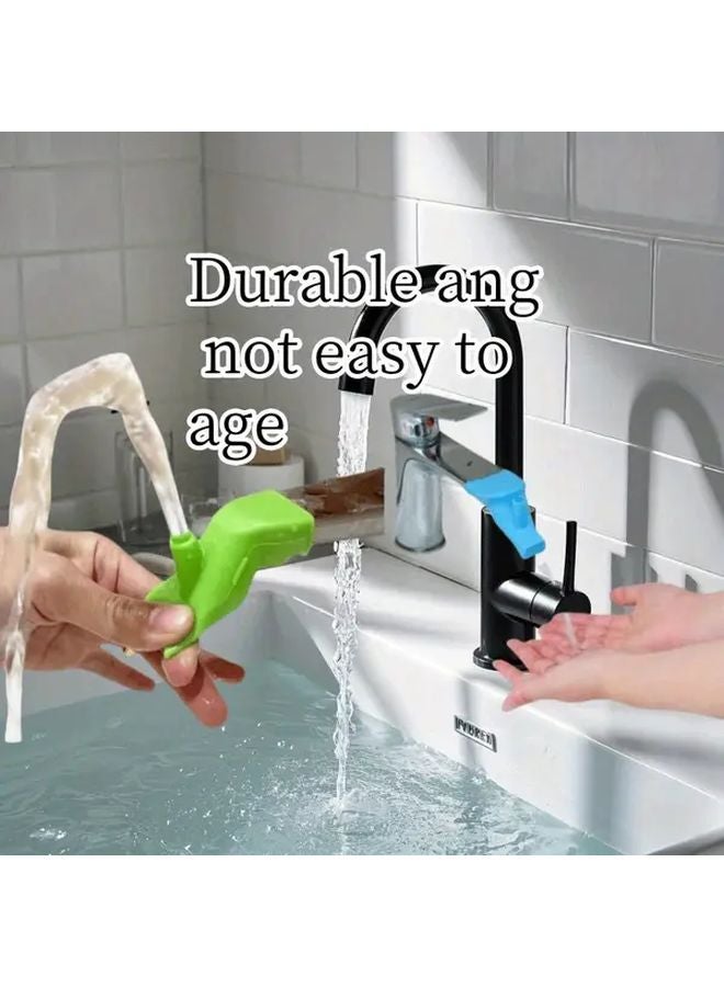 B10 الوردي مرن سيليكون صنبور تمديد خرطوم سريع الجفاف توفير المياه قبضة مريحة - Image 2