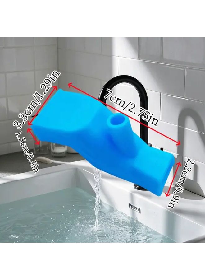 B10 الوردي مرن سيليكون صنبور تمديد خرطوم سريع الجفاف توفير المياه قبضة مريحة - Image 5