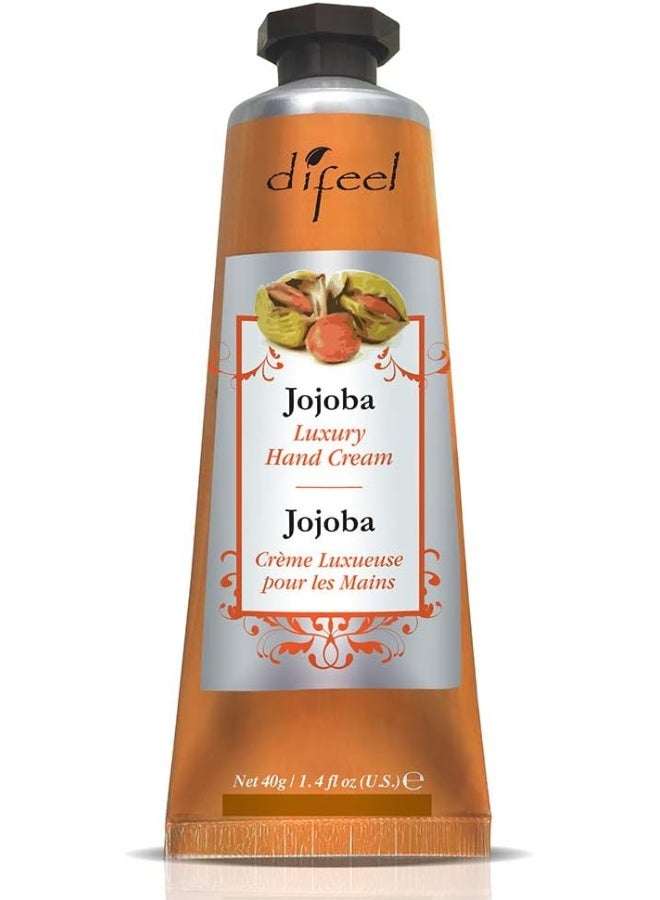 difeel Luxury Moisturizing Hand Cream - Jojoba With Vitamin E Oil And 100% Pure Oil 40 Milliliters - Image 1
