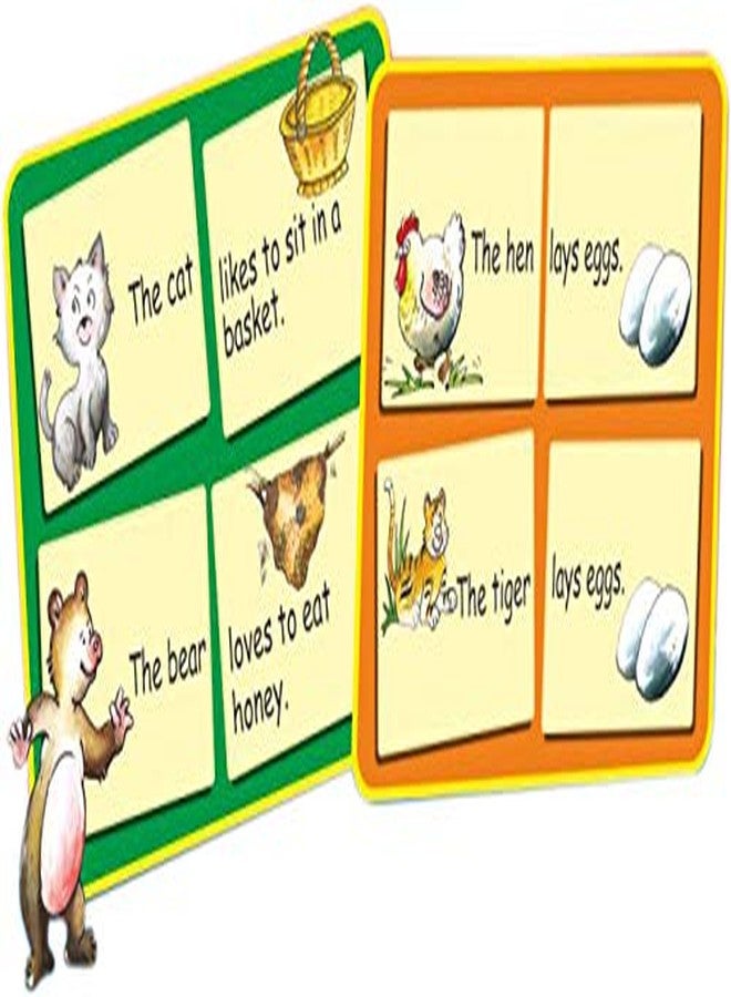 Creative Educational Aids P. Ltd. - CRE0613 Story Telling 2 Card Game (Multi-Color, 12 Pieces) & CRE0687 Build A Sentence - 1 Card Game (Multi-Color, 60 Pieces) & CRE0642 Action Words Puzzle - Image 5