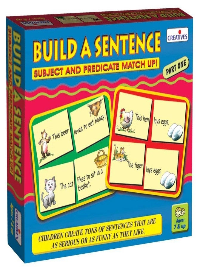 Creative Educational Aids P. Ltd. - CRE0613 Story Telling 2 Card Game (Multi-Color, 12 Pieces) & CRE0687 Build A Sentence - 1 Card Game (Multi-Color, 60 Pieces) & CRE0642 Action Words Puzzle - Image 4