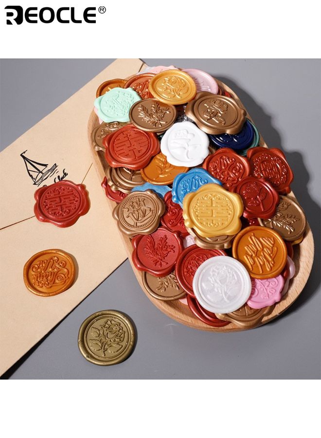 ريوكل 20 قطعة طوابع ختم الشمع مخصصة مخصص ختم الشمع طقم لصياغة مغلفات دعوة الزفاف زخرفة زجاجة النبيذ وتغليف الهدايا للمناسبات الخاصة ومشاريع DIY - Image 3