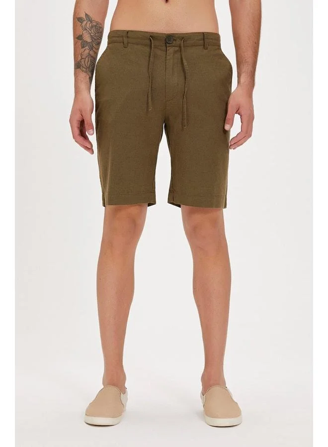 Bad Bear Lyne Khaki Side-Pocket Men's Shorts.