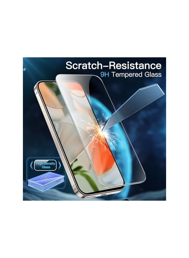 جي تيك واقي شاشة لهاتف Google Pixel 9 Pro XL، طبقة من الزجاج المقوى مع أداة تثبيت سهلة، متوافق مع بصمات الأصابع، شفاف عالي الدقة، 3 عبوات - Image 5