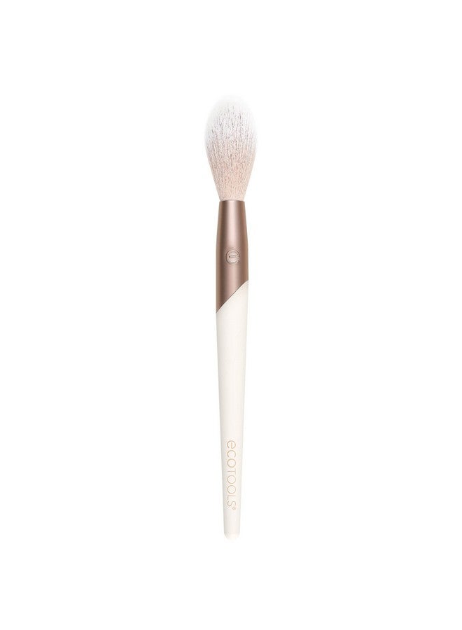 Ecotools Luxe Soft Highlighter Makeup Face Powder Brush Sheer Luminous Glow Premium Quality Makeup Brush Ultra Soft Synthetic Bristles Eco Friendly Face Brush Crueltyfree 1 Count - Image 1
