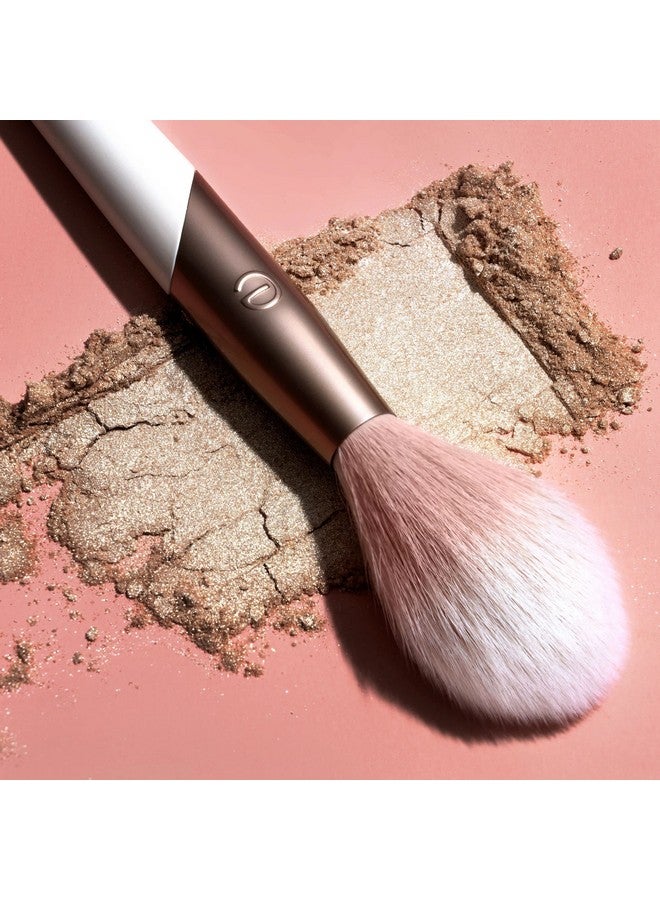 Ecotools Luxe Soft Highlighter Makeup Face Powder Brush Sheer Luminous Glow Premium Quality Makeup Brush Ultra Soft Synthetic Bristles Eco Friendly Face Brush Crueltyfree 1 Count - Image 5