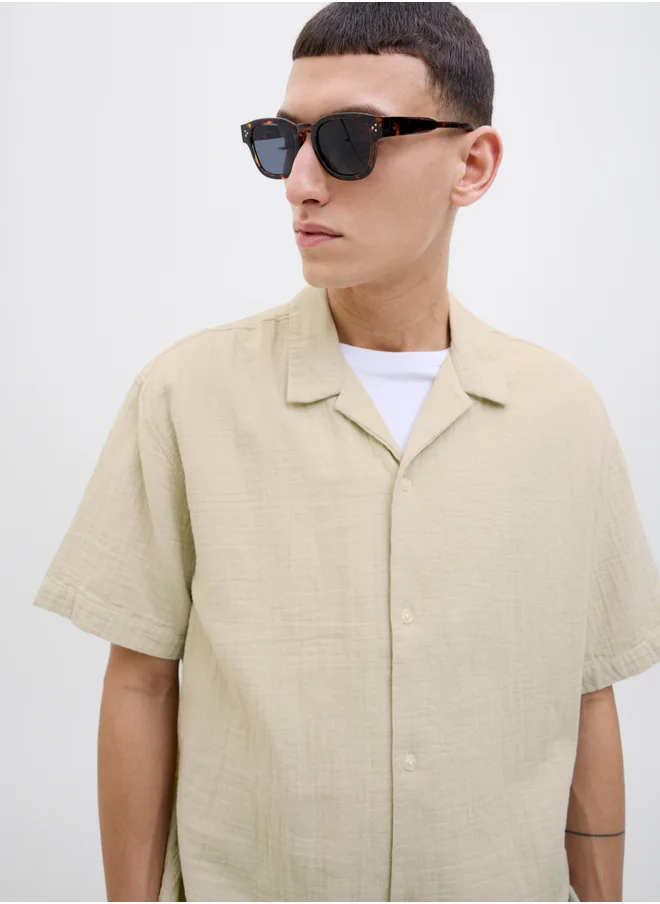 JACK & JONES Joreaster Patras Short Sleeve Resort Shirt