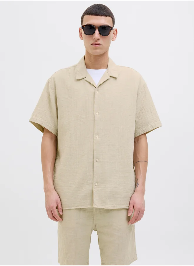 JACK & JONES Joreaster Patras Short Sleeve Resort Shirt