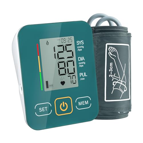 Arm Blood Pressure Monitormaguja Blood Pressure MachineBP Monitor Automatic Upper Arm Digital with Blood Pressure Cuff for Home Use
