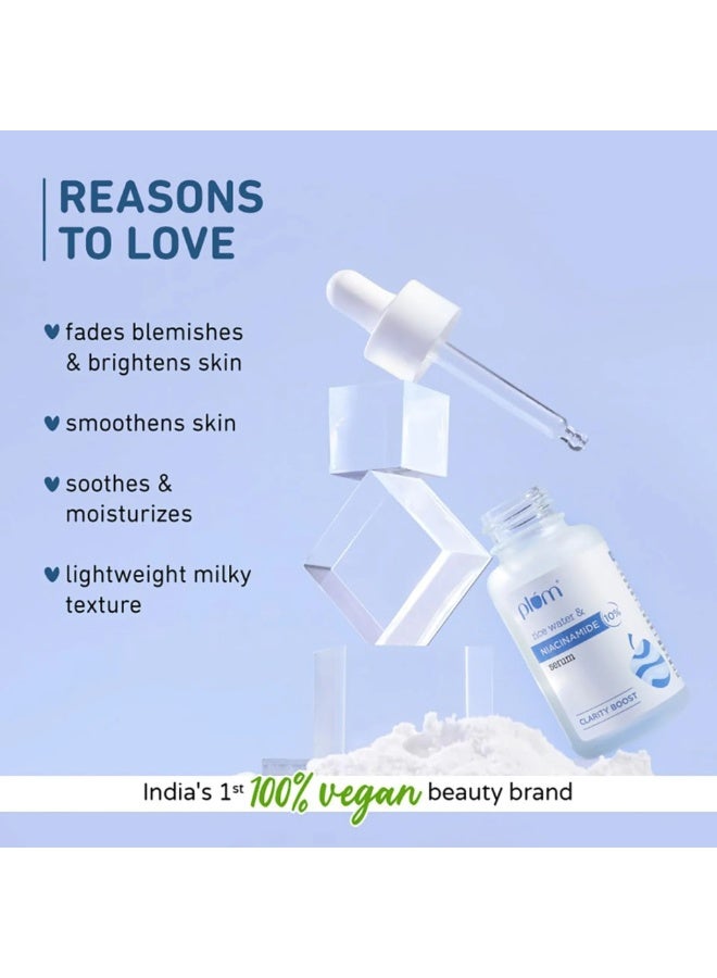 Plum Rice Water & 10% Niacinamide Serum Clarity Boost Fragrance-Free 30 ML - Image 3