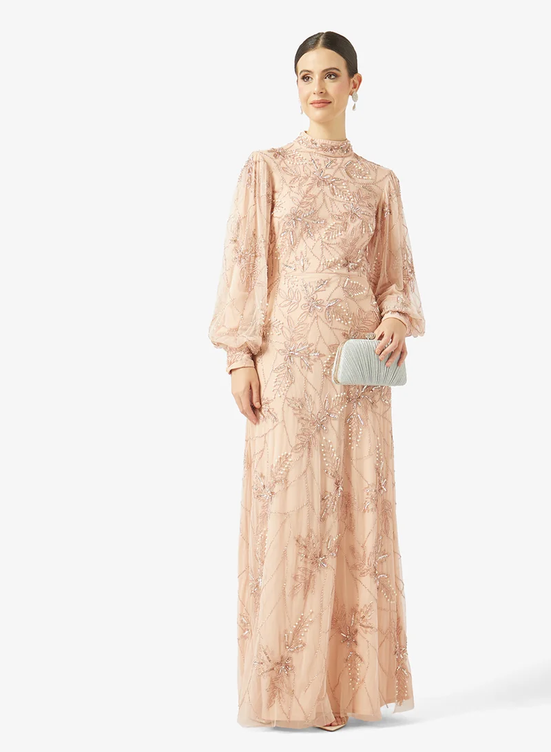 Maryisa  Embellished Sequin Maxi Dress for Women | Best Price UAE