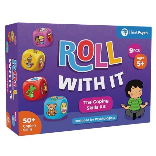 ThinkPsych Roll with It | CBT Coping Skills Kit | Emotional Regulation Tools for Kids | Anger Management & Social Emotional Learning | Anxiety Relief | Ages 5+ | Play Therapy Toys for Counselors - Image 1