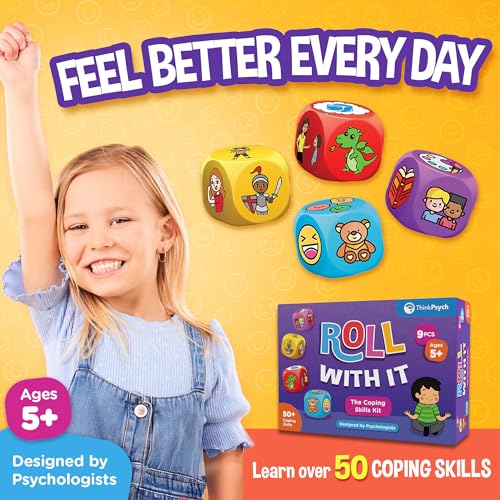 ThinkPsych Roll with It | CBT Coping Skills Kit | Emotional Regulation Tools for Kids | Anger Management & Social Emotional Learning | Anxiety Relief | Ages 5+ | Play Therapy Toys for Counselors - Image 2