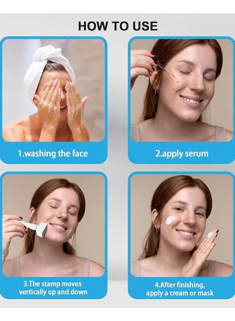 قلم ديرما ستامب قابل للتعديل من 0 إلى 3 مم بإبر تيتانيوم 140 إبرة – Dermastamp Adjustable Microneedling Pen، أداة ميكرونيدلينغ يدوية للوجه والبشرة وفروة الرأس واللحية، رأس بإبر تيتانيوم متعددة، عمق الإبر قابل للضبط بدرجات مختلفة، تصميم قلم للاستخدام الموضعي والتحكم الدقيق في مناطق محددة، مناسب للاستخدام اليدوي، ديرما ستامب ميكرونيدل قابل للتعديل للعناية بالبشرة وفروة الرأس - Image 5