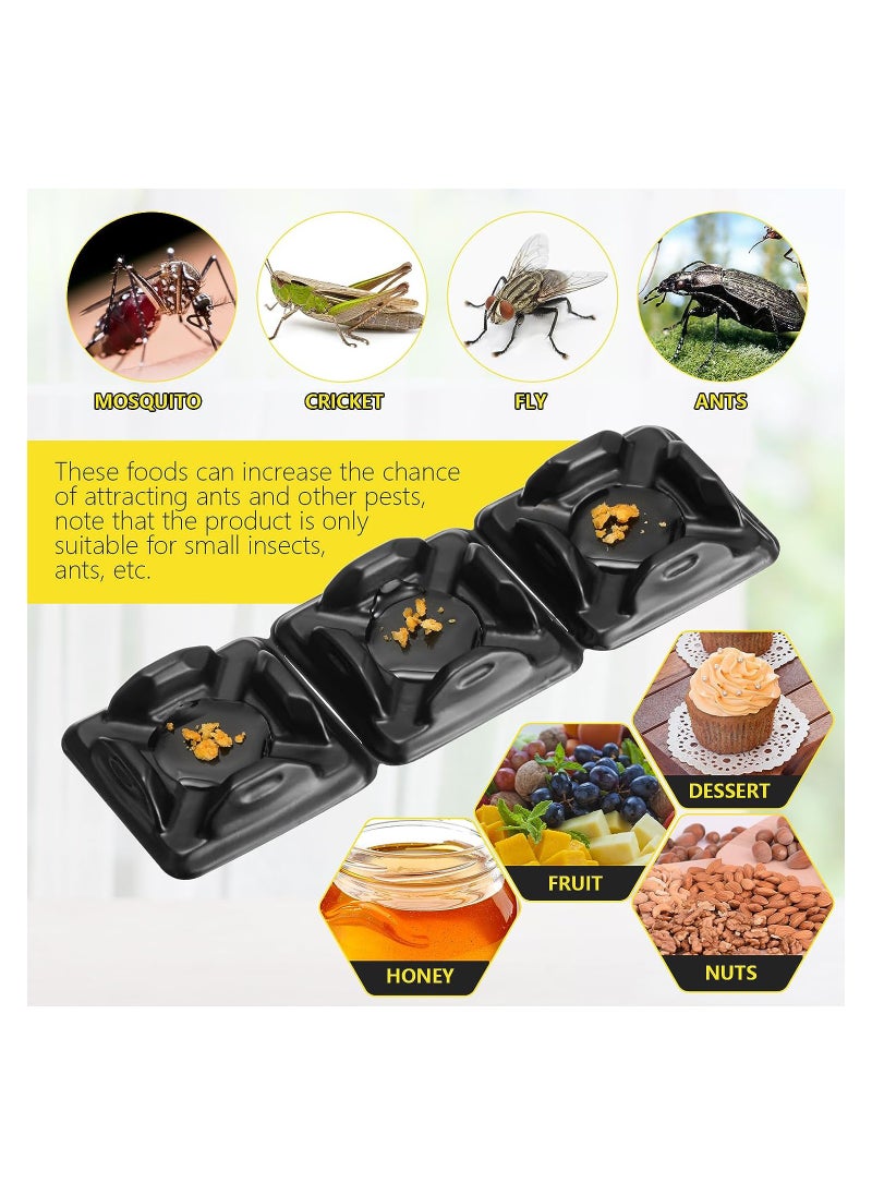 Excefore 48 Pcs Ant Killer Ant Traps Spider Traps Effective Insect Traps Indoor Ant Bait Glue Traps for Bugs Outdoor Home Kitchen Cricket Crawling Bugs, Safe for Pets and Kids  - Image 2