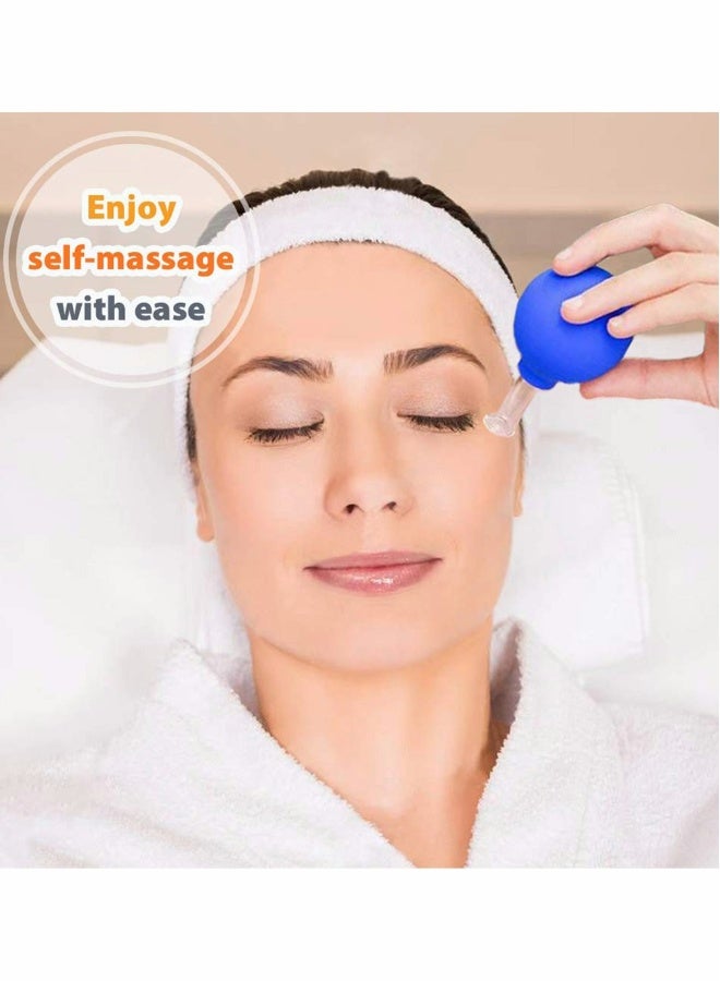 Face Cupping Therapy Sets Glass Facial Vacuum Suction Massage Cups for Wrinkles and Anti Cellulite, 4 Pack - Image 2